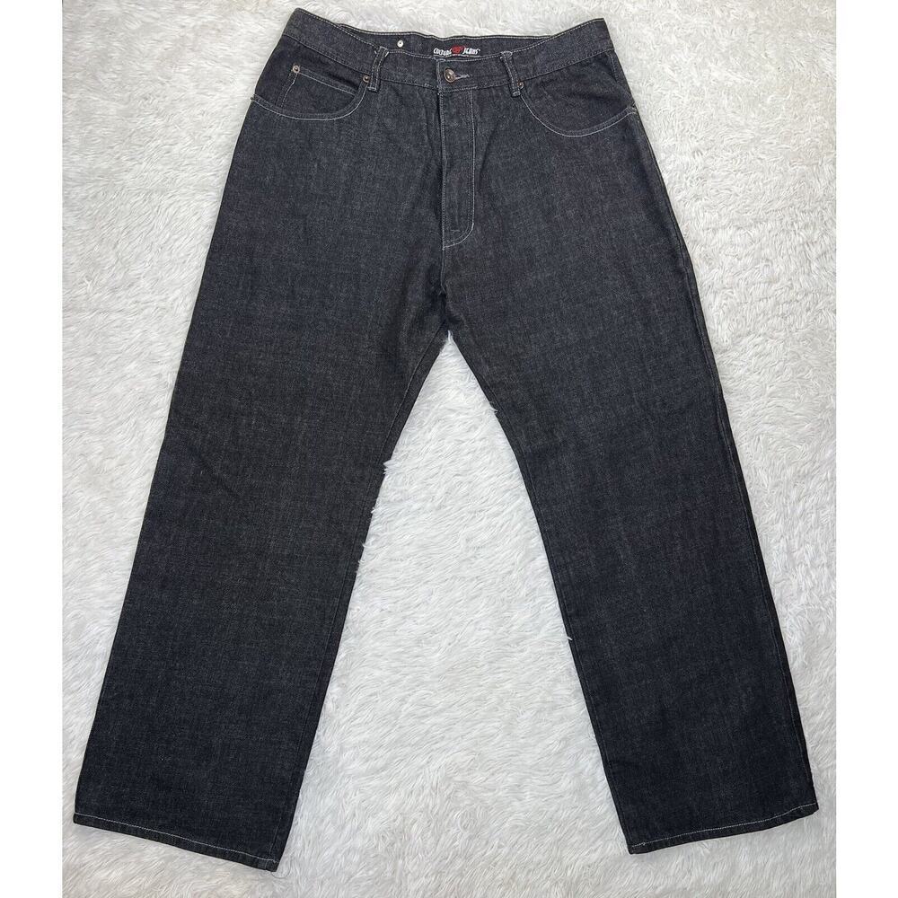 Vintage Culture Jeans Mens 35x30 (Tag 38x32) Wide Leg Baggy Carpenter Skater Y2K
